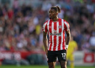 Brentford’s Ivan Toney during the Premier League match at Brentford Community Stadium, London. Picture date: Saturday September 25, 2021