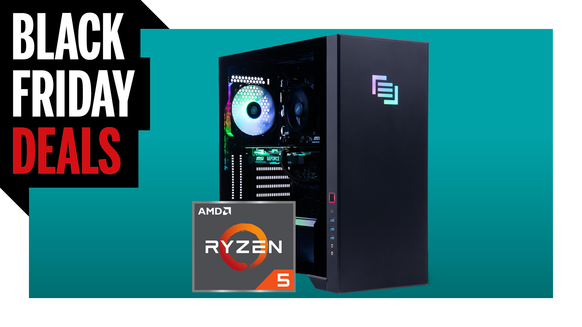  There's $300 off this Black Friday gaming PC with an RTX 3070 AND a Ryzen 5600X 