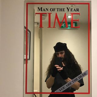Max's life is now complete after he managed to get into Time. There are often a fair few fun and quirky things backstage, including interesting messages on toilet doors and other reminders that we are not the first band to have performed there.