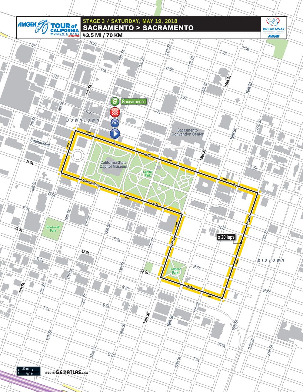 Stage 3 of the 2018 Tour of California Women's Race