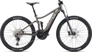 A side view of the Liv Embolden E+1 electric full suspension mountain bike