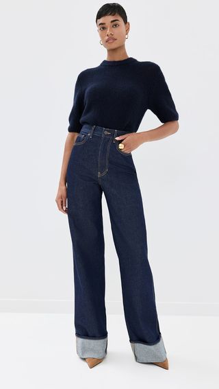 Veronica Beard Jeans, Taylor High Rise Wide Leg Jeans