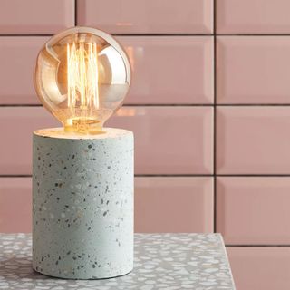 terrazzo bulbholder table lamp