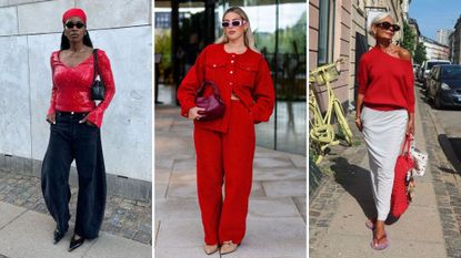 How to wear red