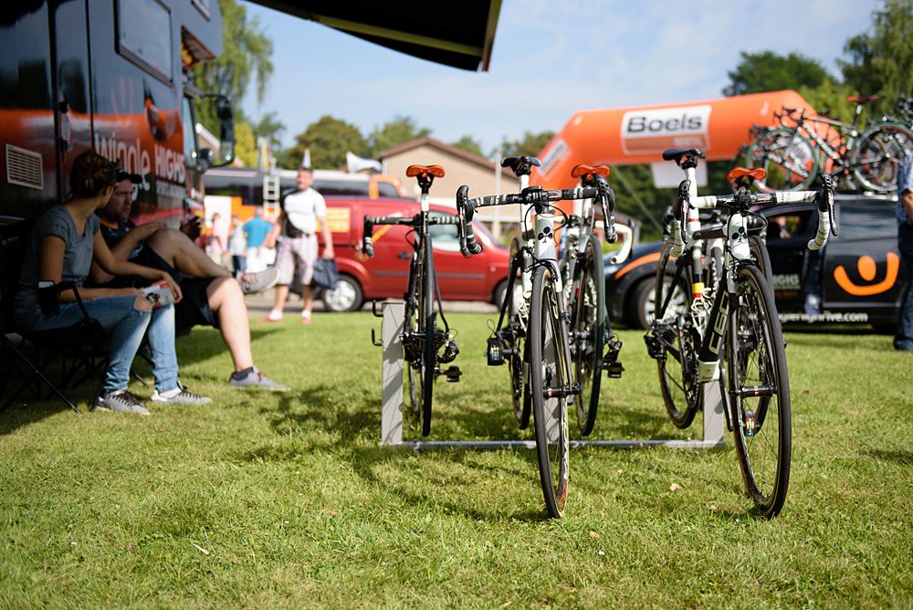 Wiggle High5 at the 123 km Stage 3 of the Boels Ladies Tour 2016