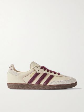 Samba Og Suede-Trimmed Leather Sneakers