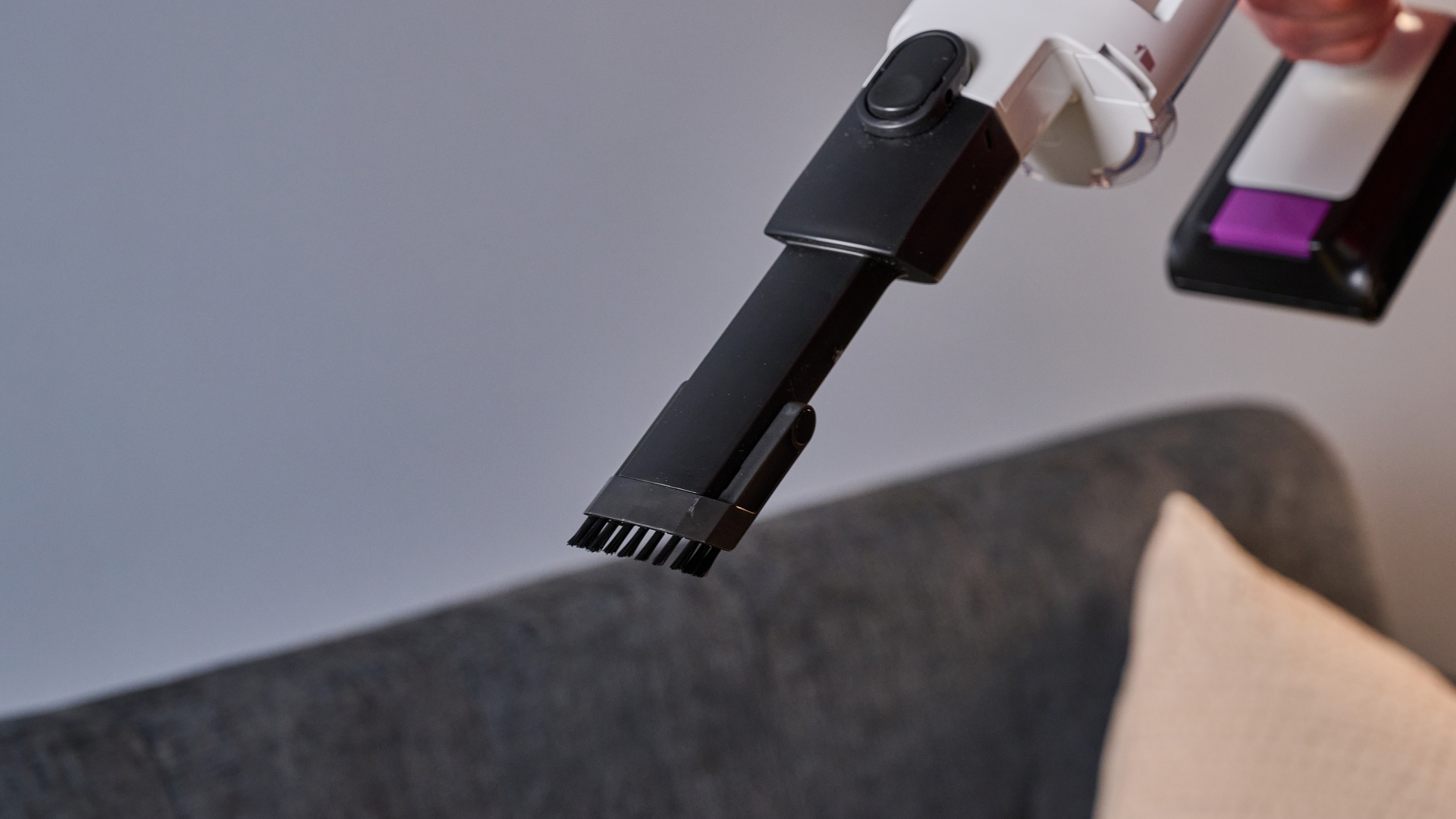 Detail tool on Shark Detect Pro cordless vacuum