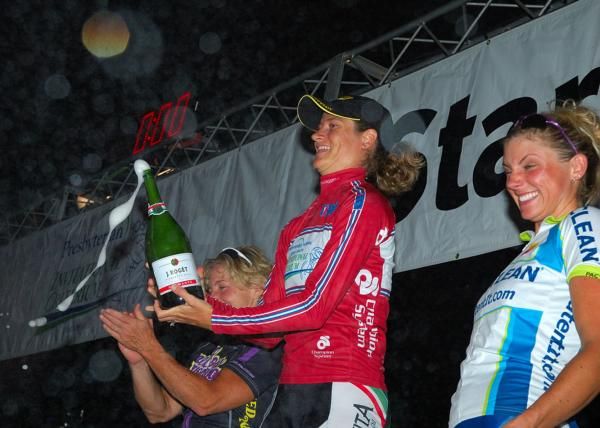 Theresa Cliff-Ryan celebrates her win.