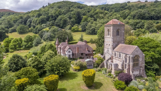 A 15th century Priors Hall in a spectacular setting, adjoining a former Benedictine priory