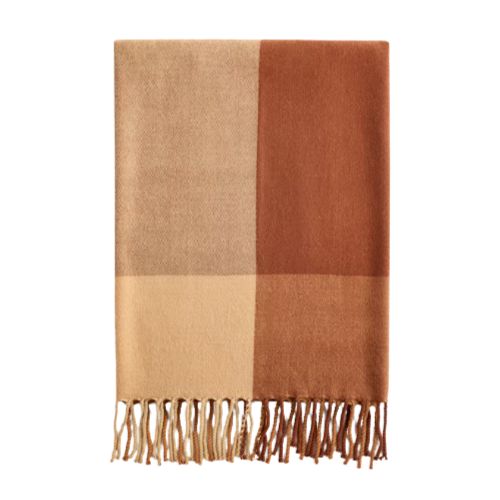 Quince, Lambswool Plaid Throw Blanket