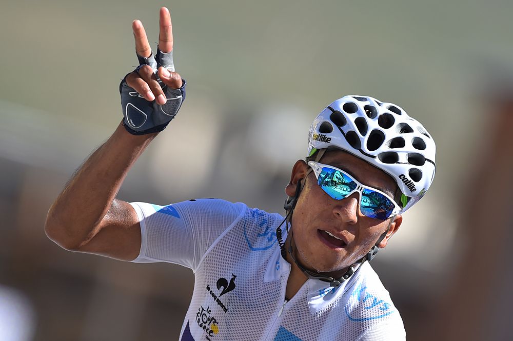 Nairo Quintana held onto second overall