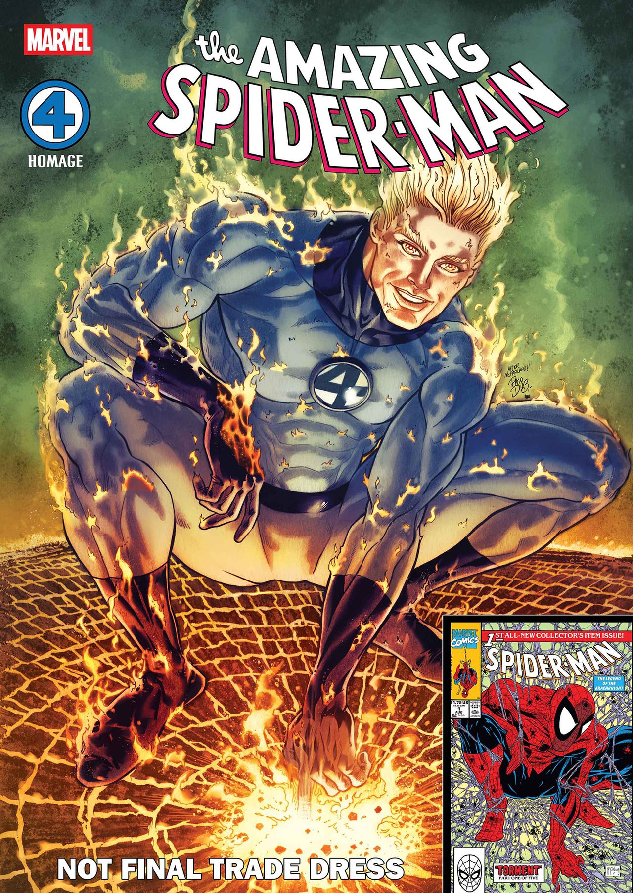 Fantastic Four homage variant covers