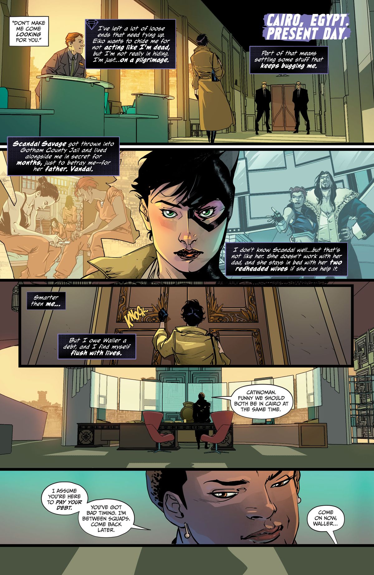 Pages from Catwoman #62
