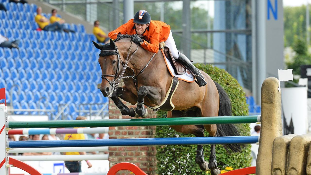 Maikel van der Vleuten and Verdi in action at the 2015 European Championships in Aachen