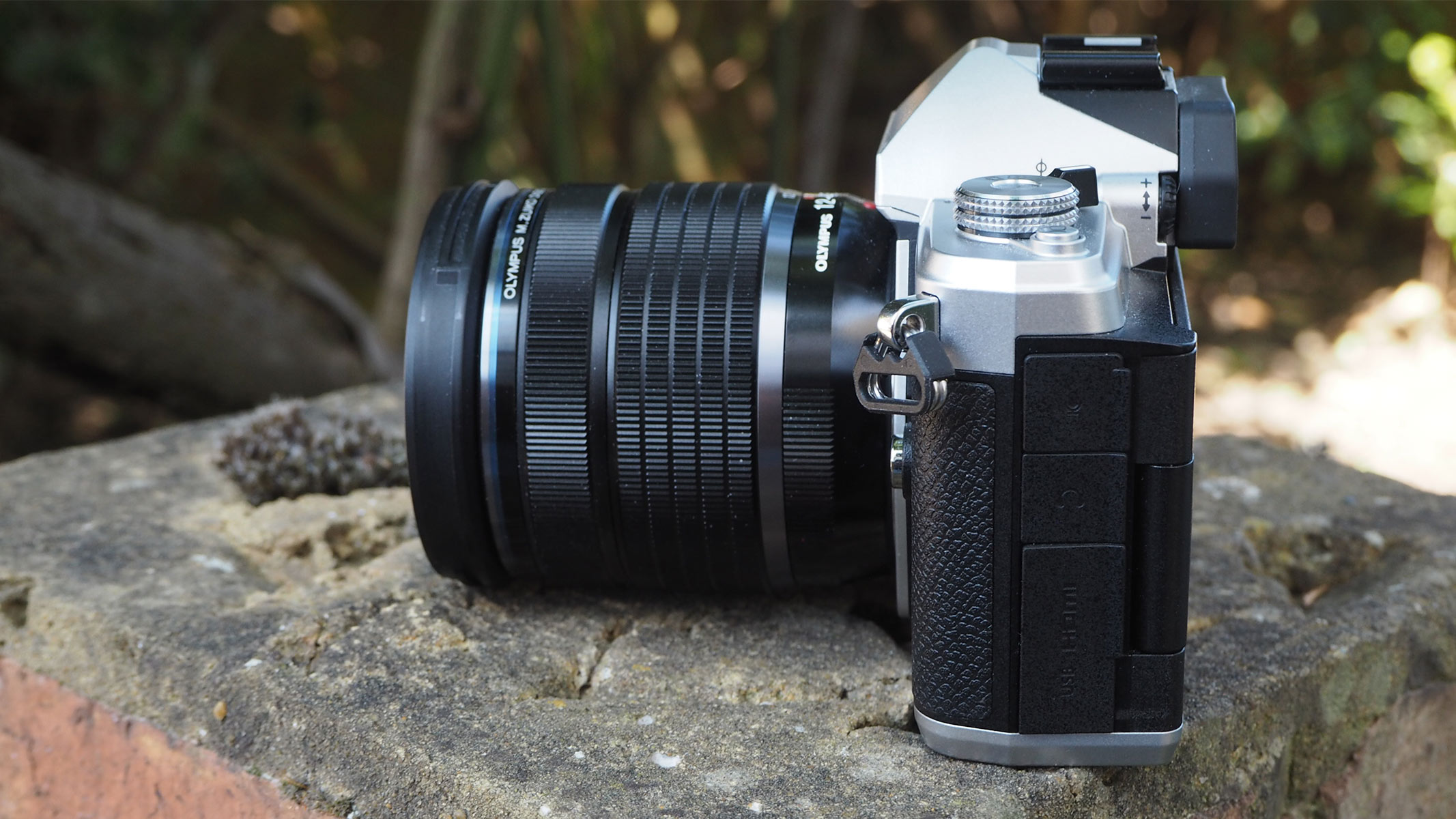 The left side view of the OM System OM-3