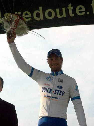 Tom Boonen (Quick.Step) smiles to the crowd