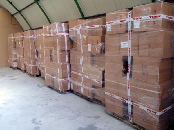 Lots and lots and lots of bidons. The team gets through as many as 20,000 in a season - most finding their way to a new home with spectators