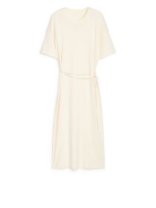 Midi T-Shirt Dress - White - Arket Gb