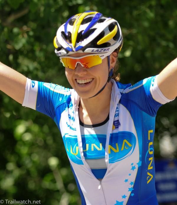 Georgia Gould (Luna Pro Team) winning in front of her home town crowd