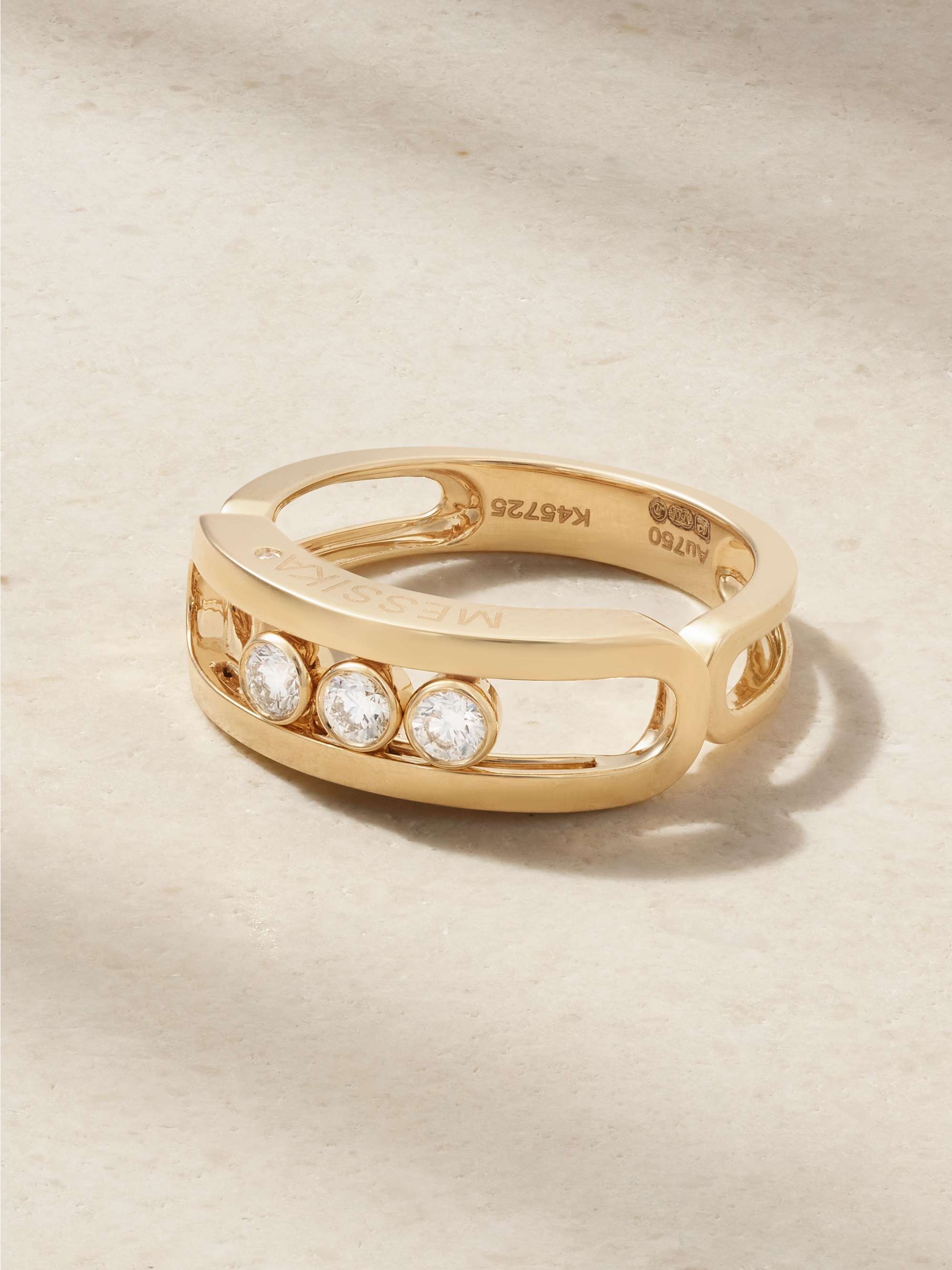 Move Classique 18-Karat Gold Diamond Ring