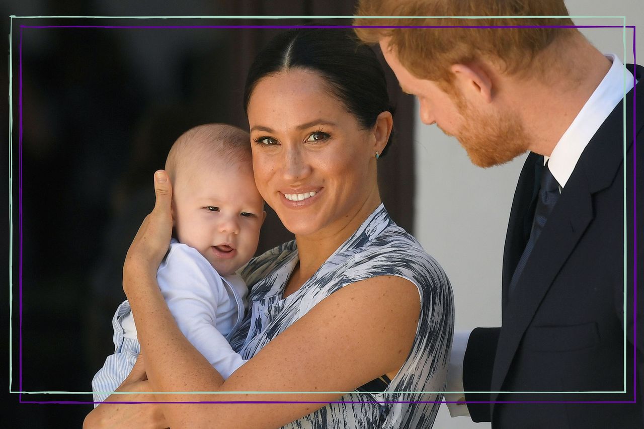 big change for Archie - Prince Harry, Duke of Sussex and Meghan, Duchess of Sussex and their baby son Archie Mountbatten-Windsor at a meeting with Archbishop Desmond Tutu at the Desmond &amp; Leah Tutu Legacy Foundation during their royal tour of South Africa on September 25, 2019 in Cape Town, South Africa. 