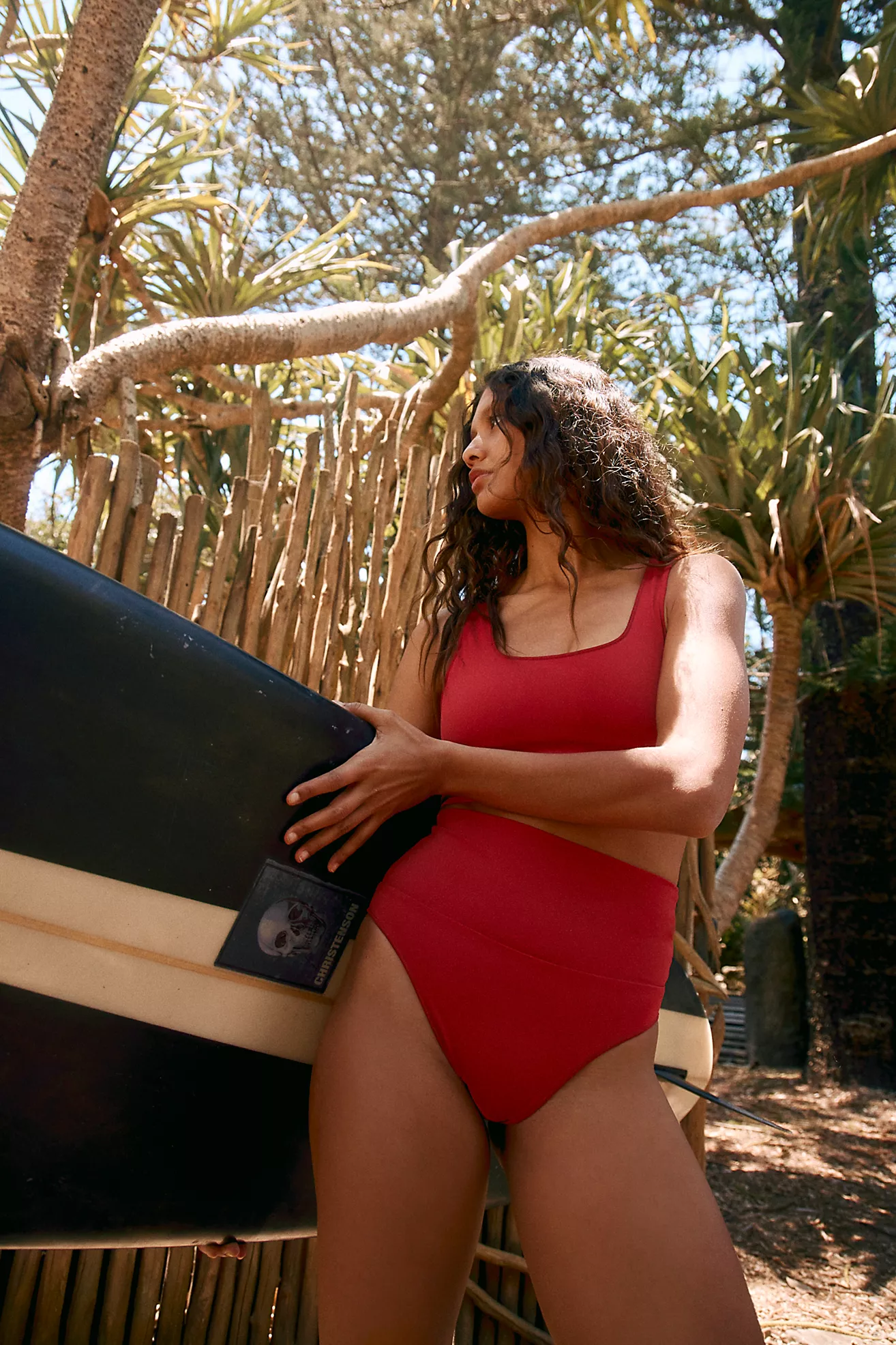 The Contour High-Waist Surf Bottoms