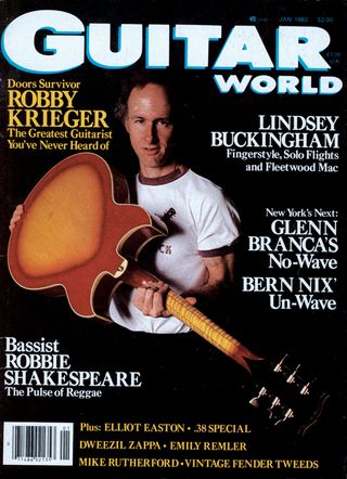 GWM December 1983 Cover with Robby Krieger
