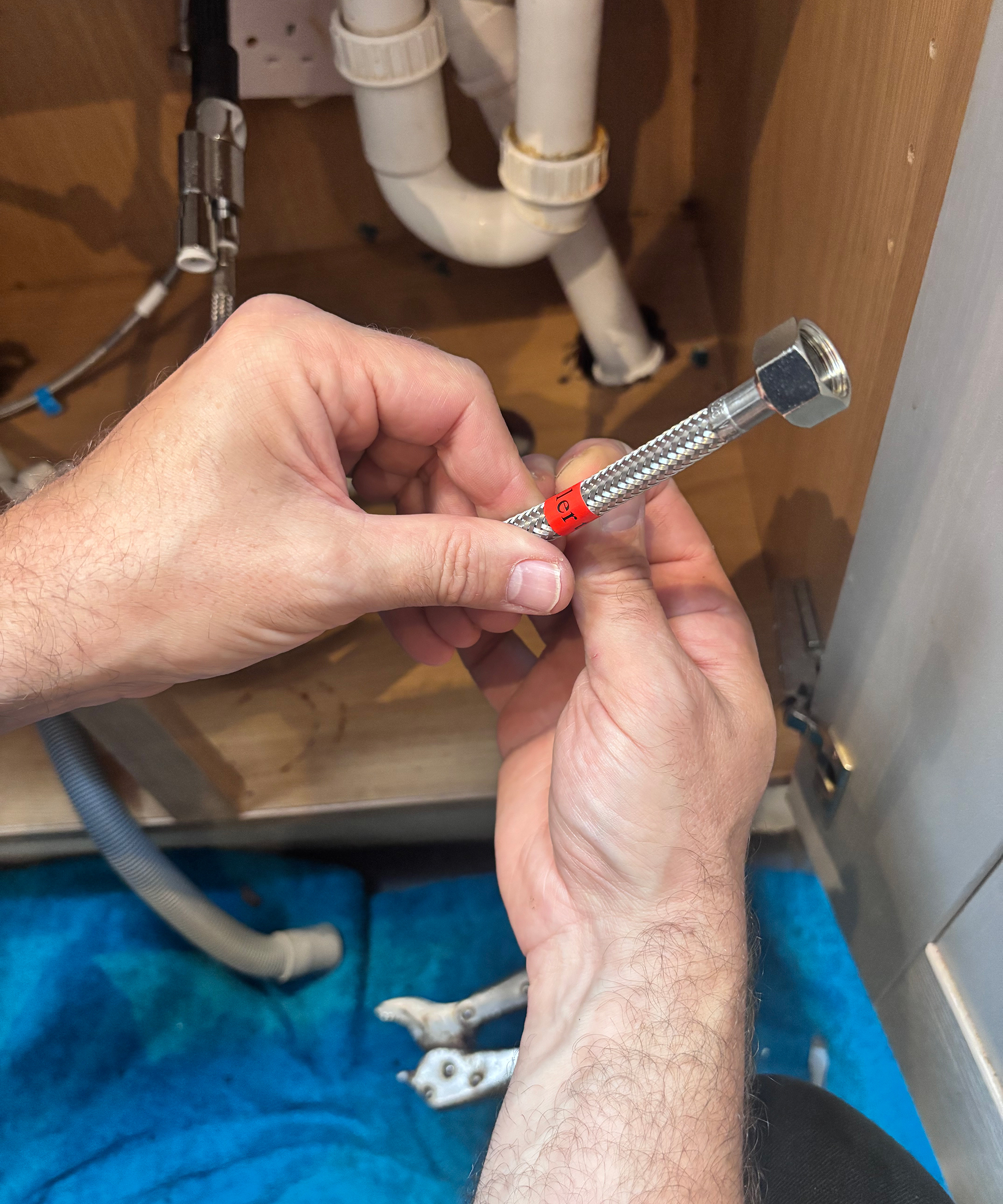fitting a boiling water tap