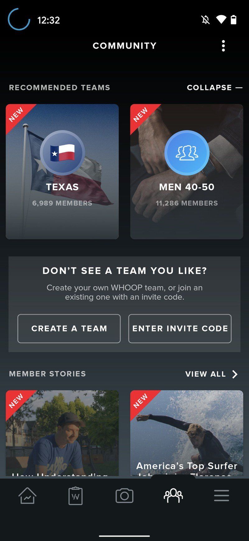 Whoop Strap App 010