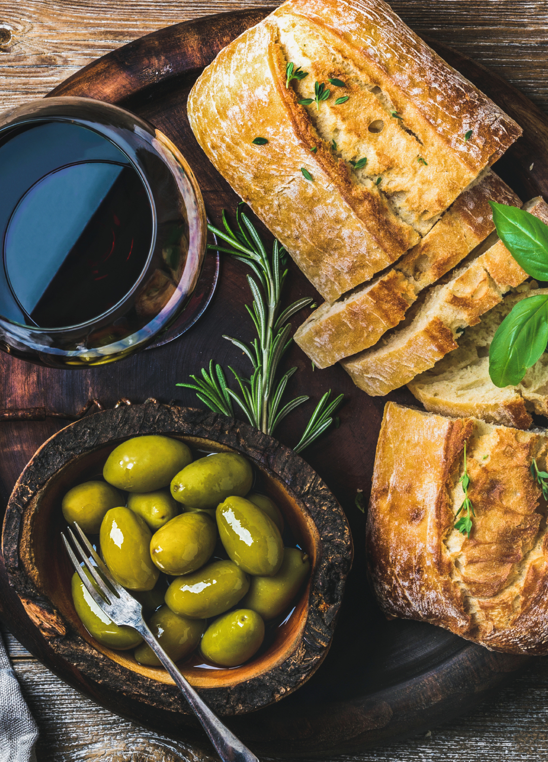 Bread and olives
