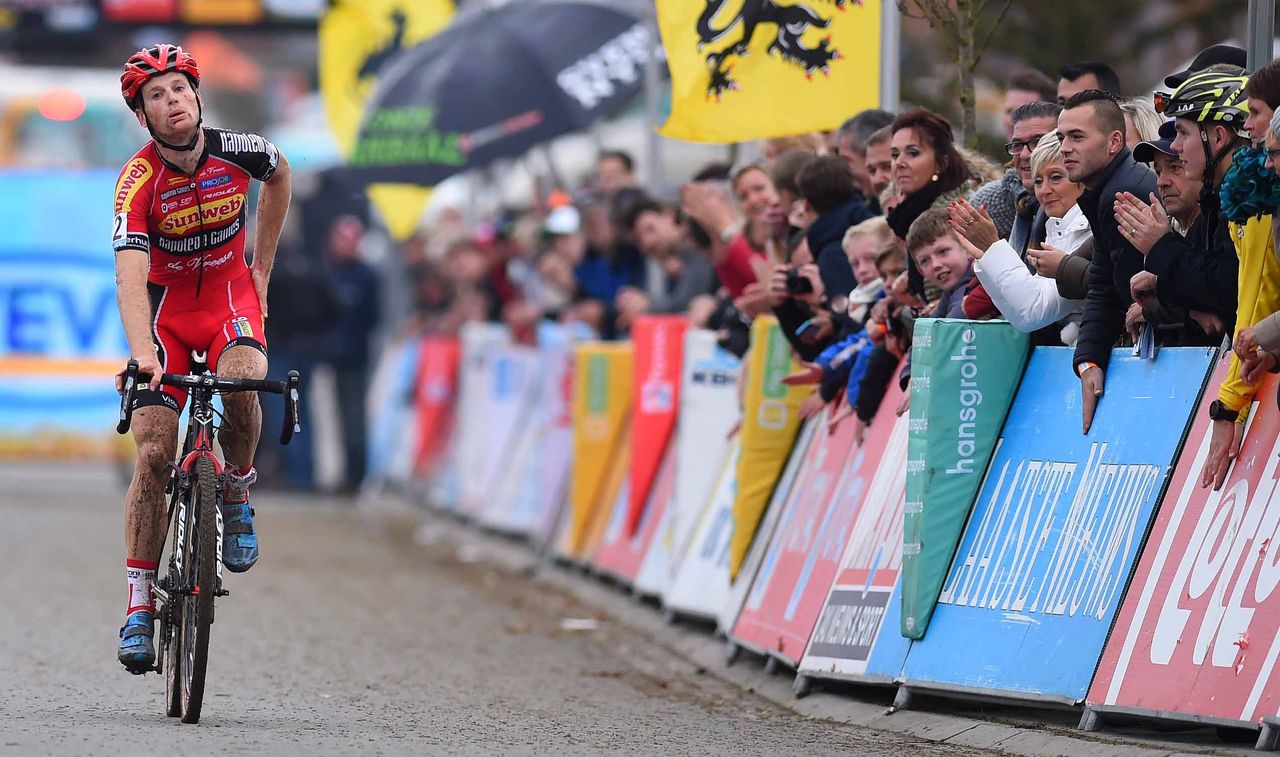 Kevin Pauwels (Sunweb Napoleon Games) enjoys his moment of victory