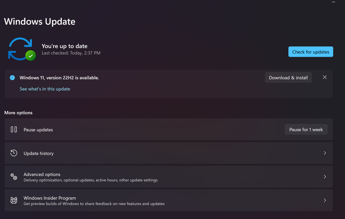 Windows 11 Version 22h2 Now Available Through Release Preview Channel Windows 11 Version 22h2 Now Available Through Release Preview Channel