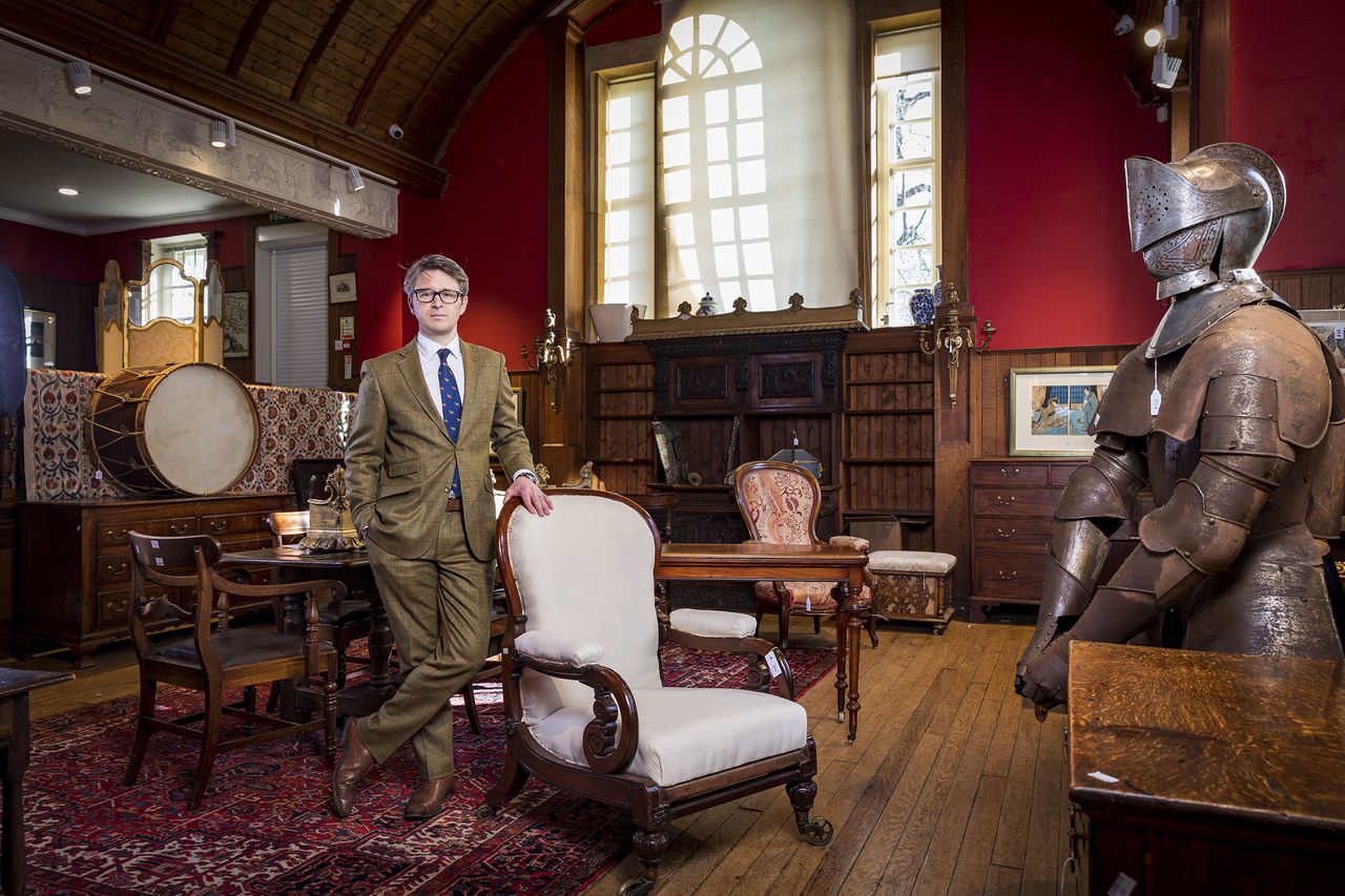 Dreweatts&#039; managing director, Jonathan Pratt. ©Andrew Sydenham/Country Life