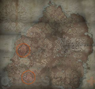 Diablo 4 Fields of Hatred locations on the map