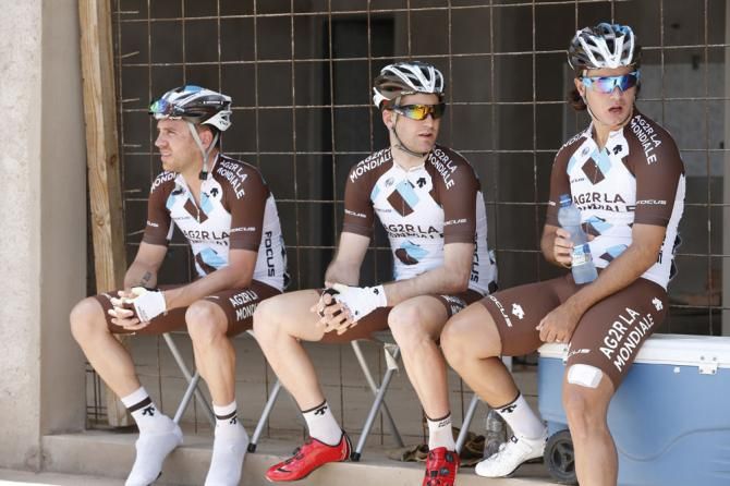 Carlos Betancur with his AG2R-La Mondiale teammates
