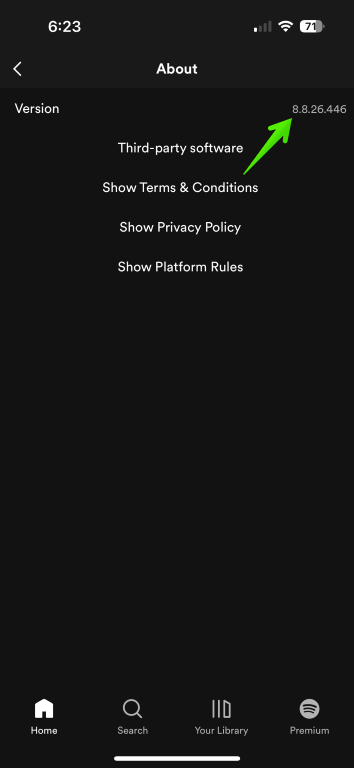 Captura de pantalla que muestra cómo agregar Spotify a la pantalla de bloqueo de su iPhone