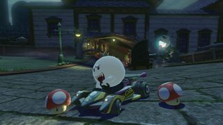 A screenshot of one of the best Wii U games, Mario Kart 8.