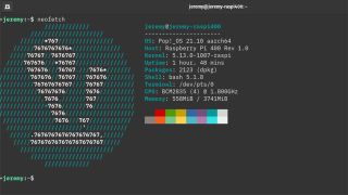 Pop!_OS apparently running on a Raspberry Pi 400