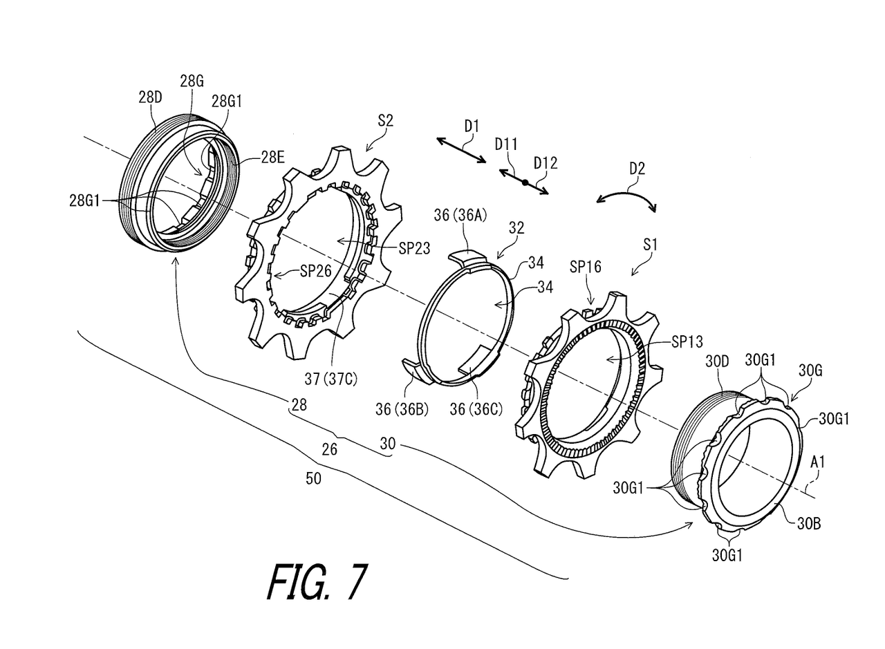 Shimano nine-tooth sprocket design drawing