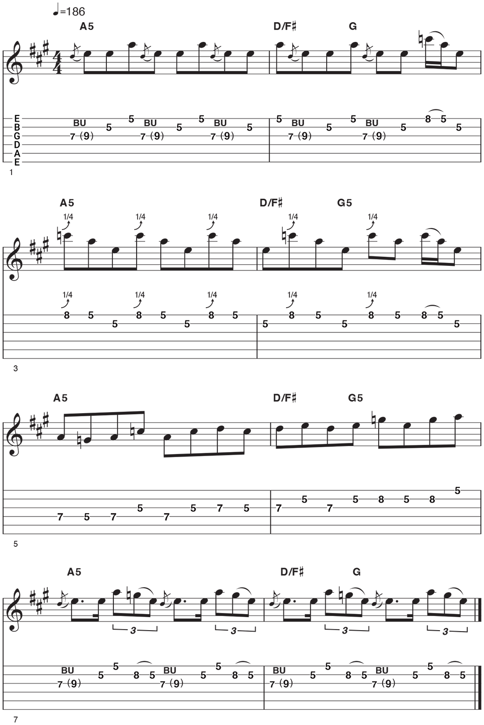 Minor Pentatonic Example 4