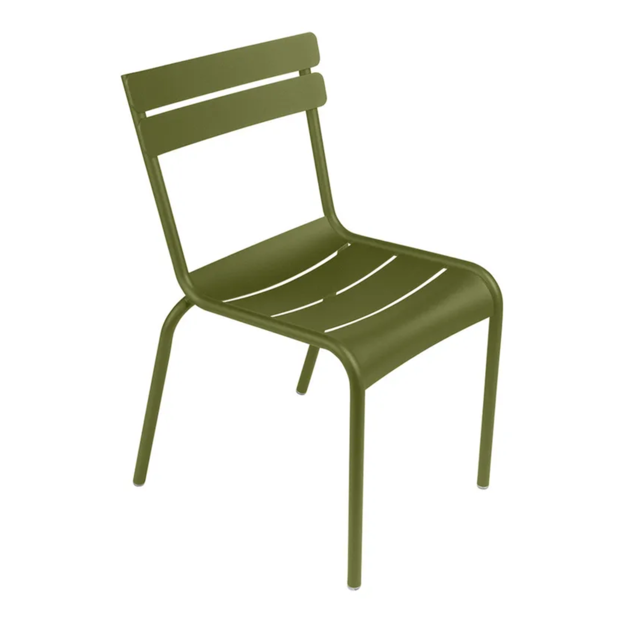 a green garden chair