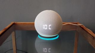 echo dot with clock