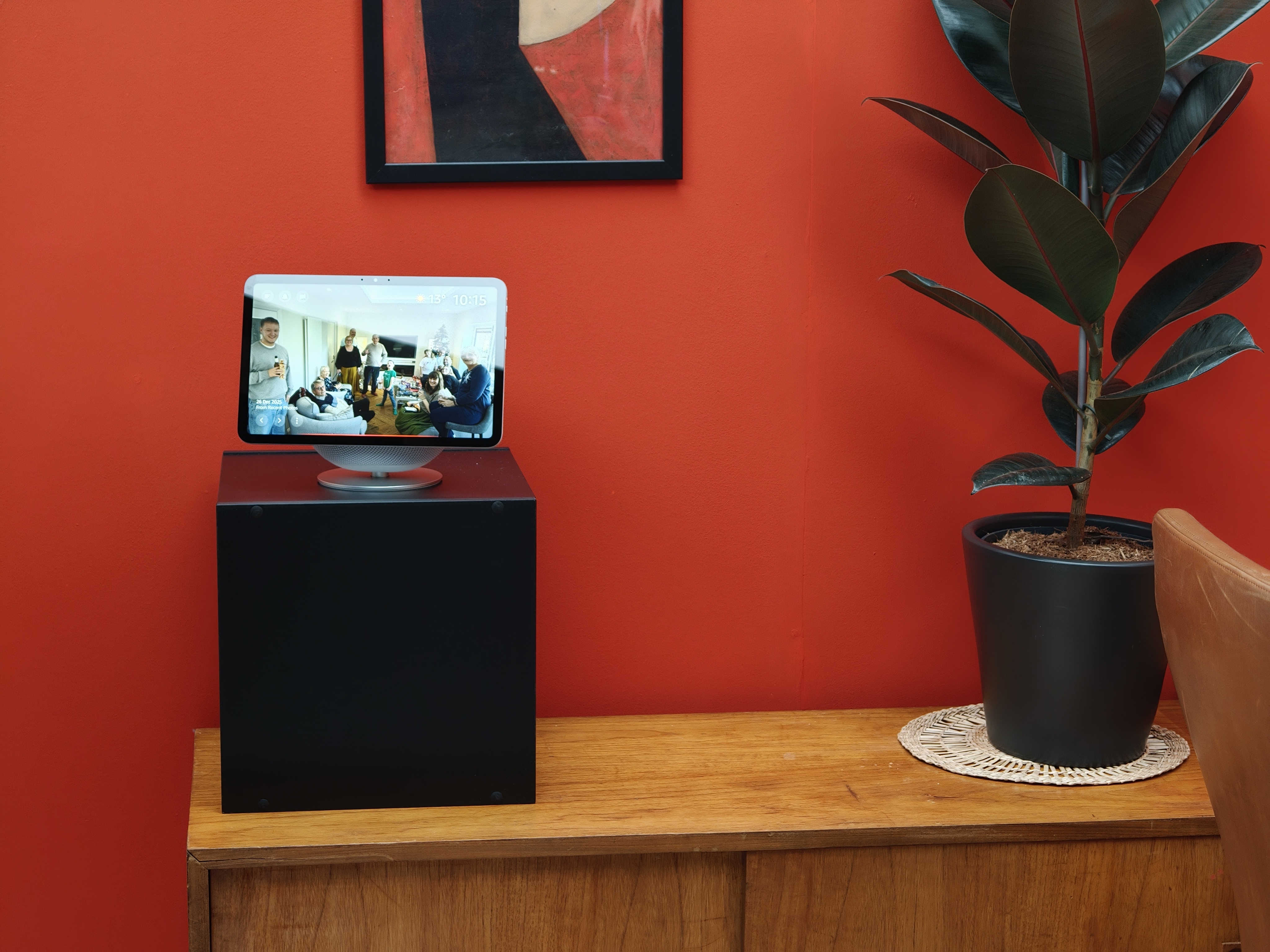 A photo of an Echo Show smart speaker.