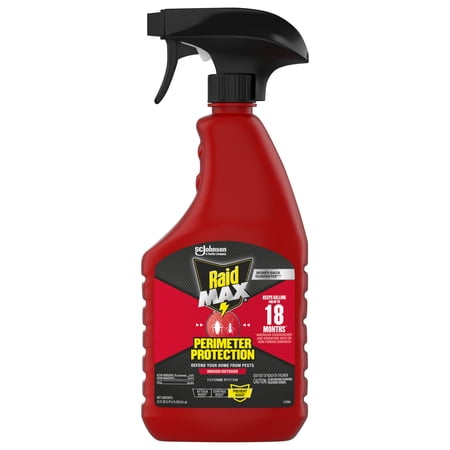 Raid Max Perimeter Protection, Indoor &amp;amp; Outdoor Multi Insect Killer Spray, 22 Fl Oz