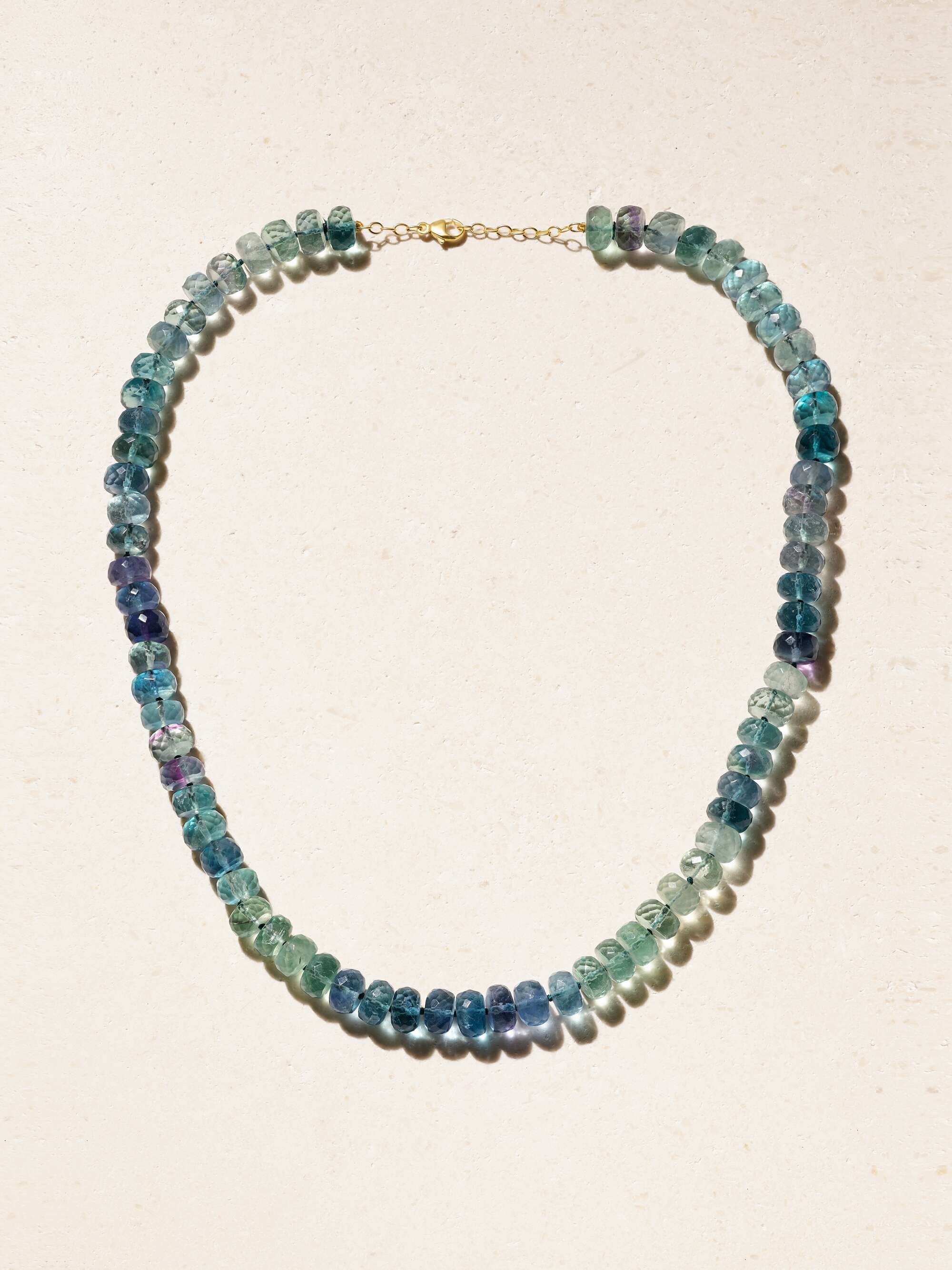 14-Karat Gold Fluorite Necklace