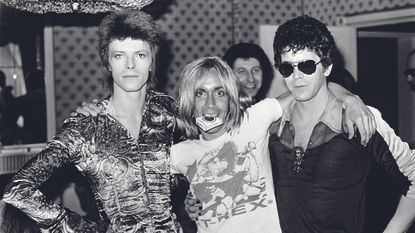 David Bowie, Iggy Pop, Lou Reed. London, 1972, from ‘Mick Rock Exposed’, all images Mick Rock 2014.