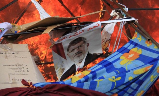 A Mohamed Morsi poster 