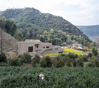 Exterior in nature of the Qingxi Culture and History Museum by UAD