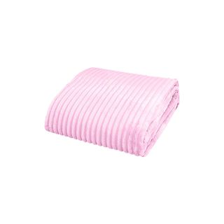 pink throw blanket