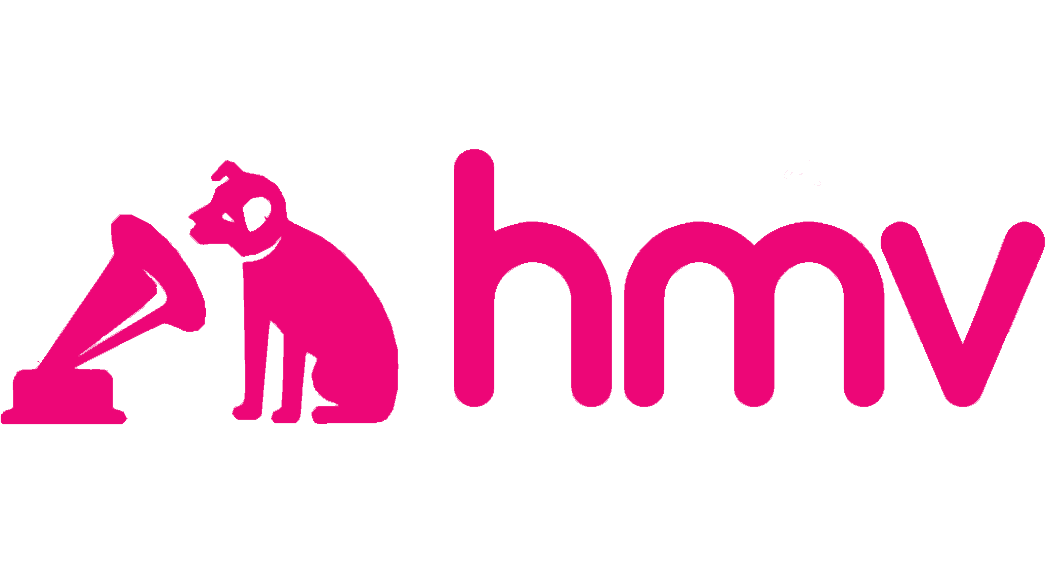 HMV backs the British High Street: HMV logo featuring &#039;nipper&#039; the dog